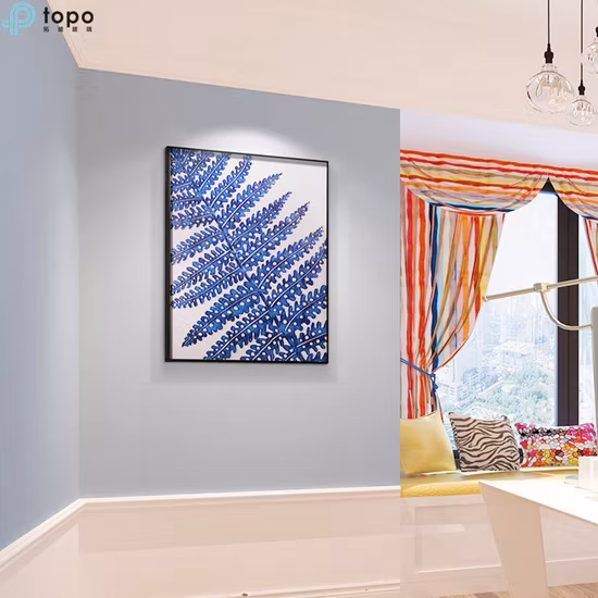 H800mm*600mm Decorative Art Plant Glass Painting for Wall Decor (MR-YB6-2055E)