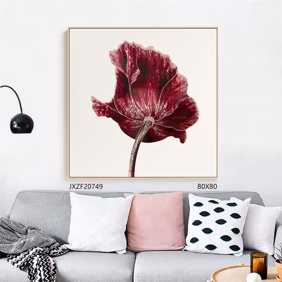 Pinturas de cristal abstratas personalizadas da lona da arte da parede pinturas a óleo