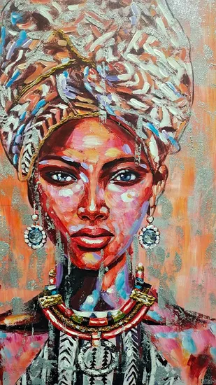 Linda fábrica na China 100% pintada à mão com árvores de paisagem, pinturas a óleo, decoração de parede