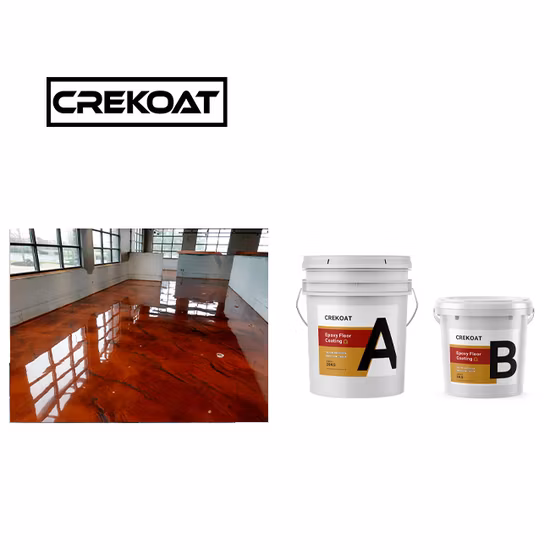 Polimento sem costura, resistente à abrasão, revestimento epóxi, piso epóxi metálico, autonivelante, resina epóxi transparente, pintura de piso